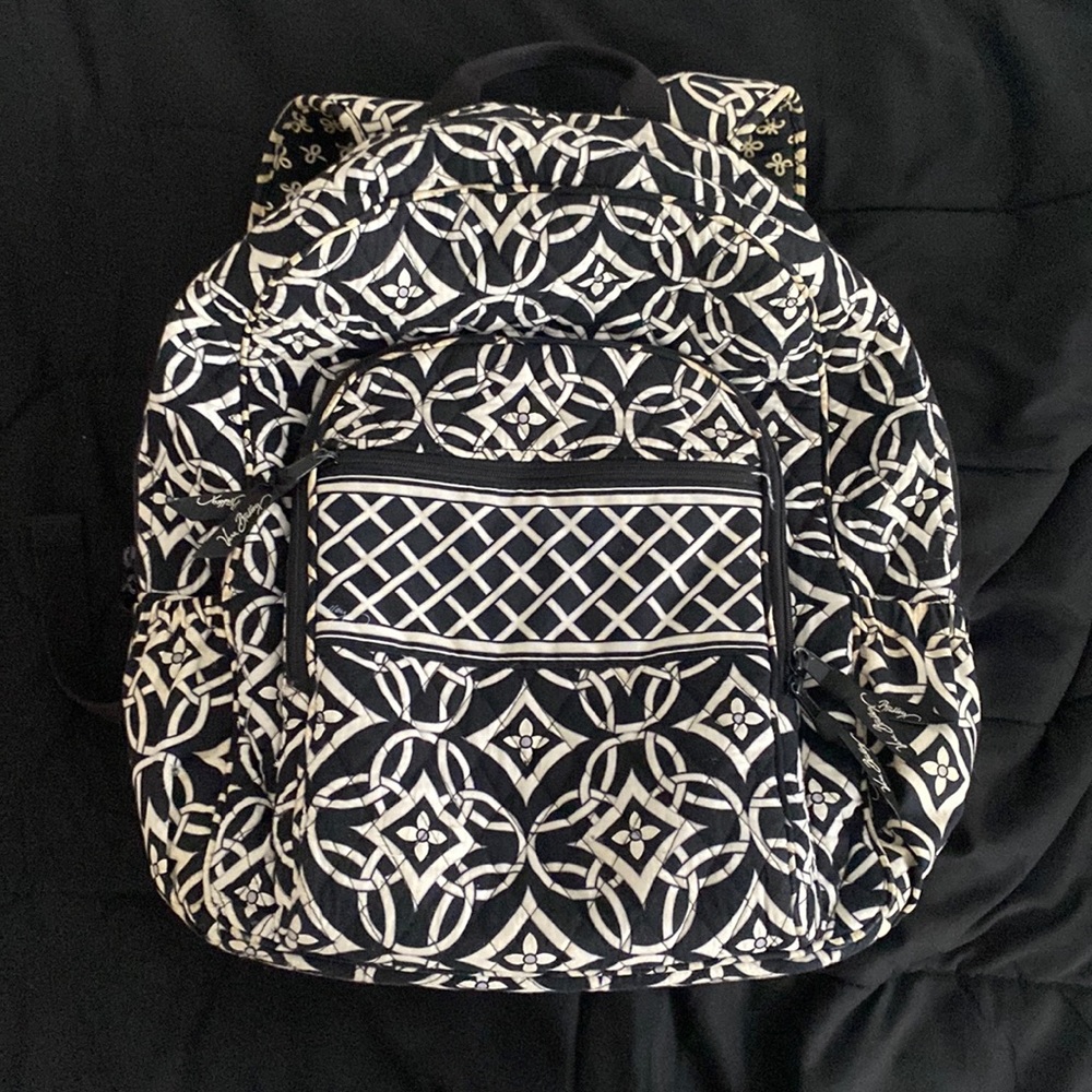 Vera Bradley Backpack with Three Pockets and Side Pockets